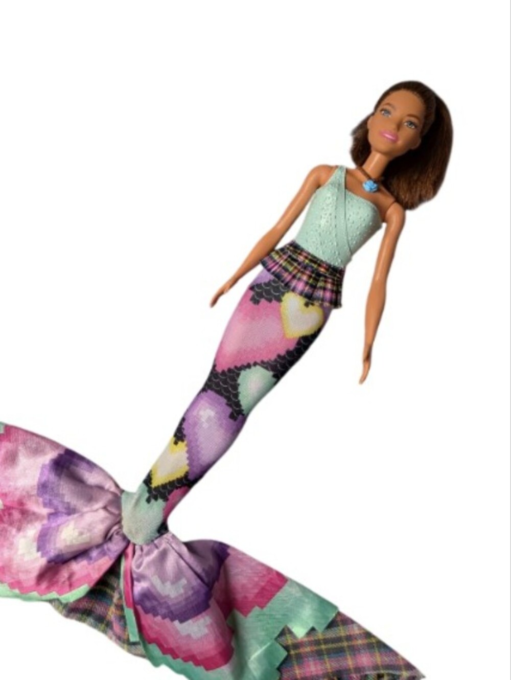 5 For $25 🩷 Brunette Ice Skater Barbie W/ Mermaid High Tail